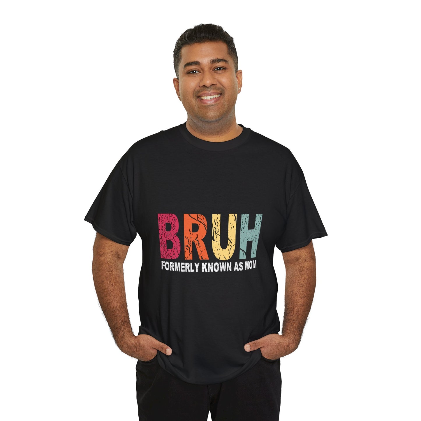 Bruh Formerly Known As Dad Heavy Cotton Tee