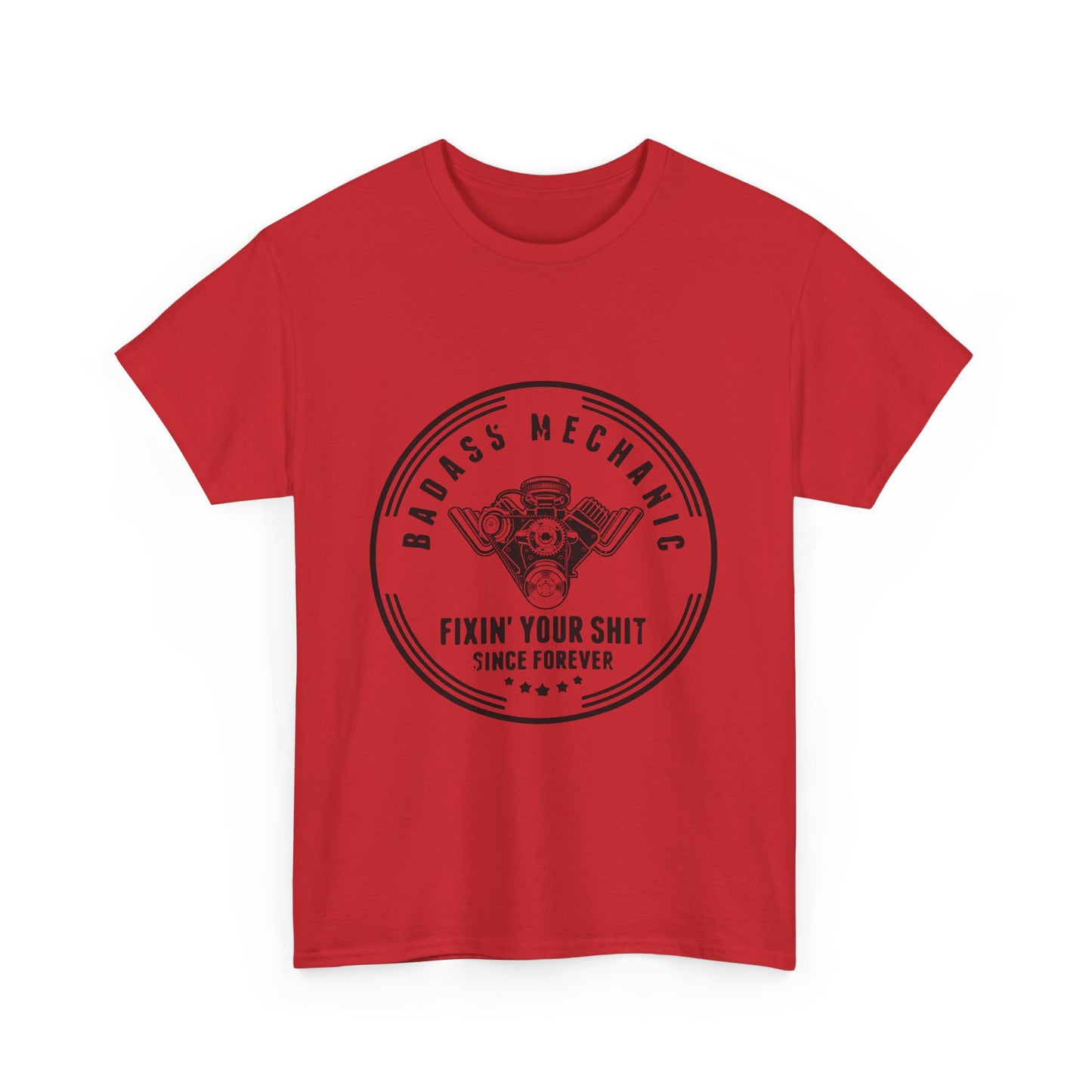 Badass Mechanic  Heavy Cotton Tee