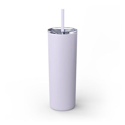 F that - Skinny Tumbler with Straw, 20oz