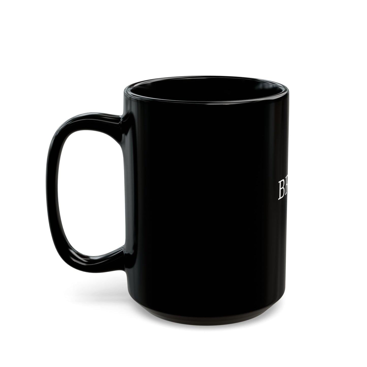 Bruh - Black Mug 15oz