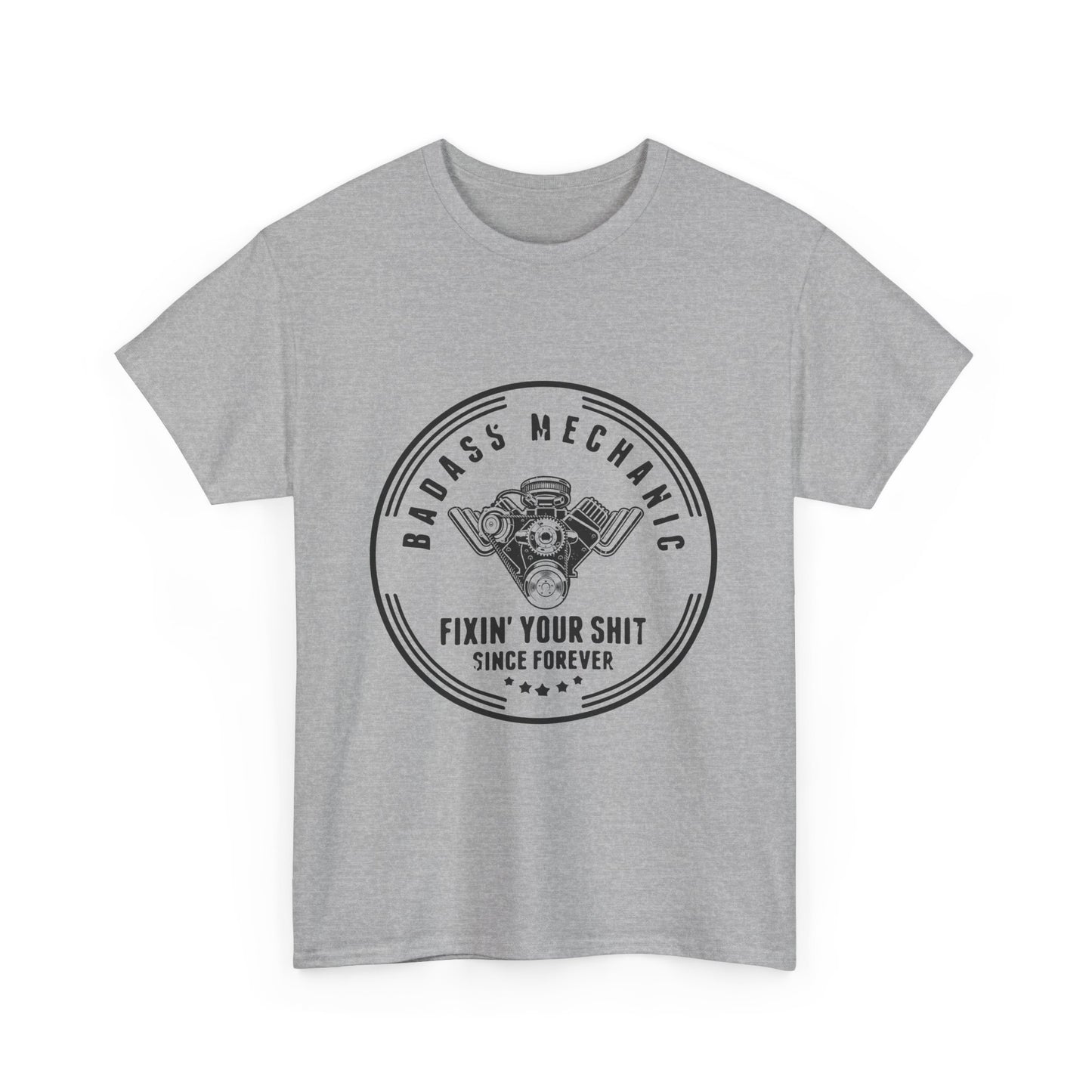 Badass Mechanic  Heavy Cotton Tee