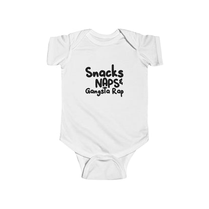 Snacks and Naps - Infant Jersey Bodysuit