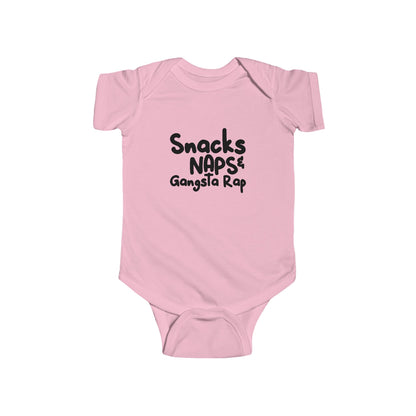 Snacks and Naps - Infant Jersey Bodysuit