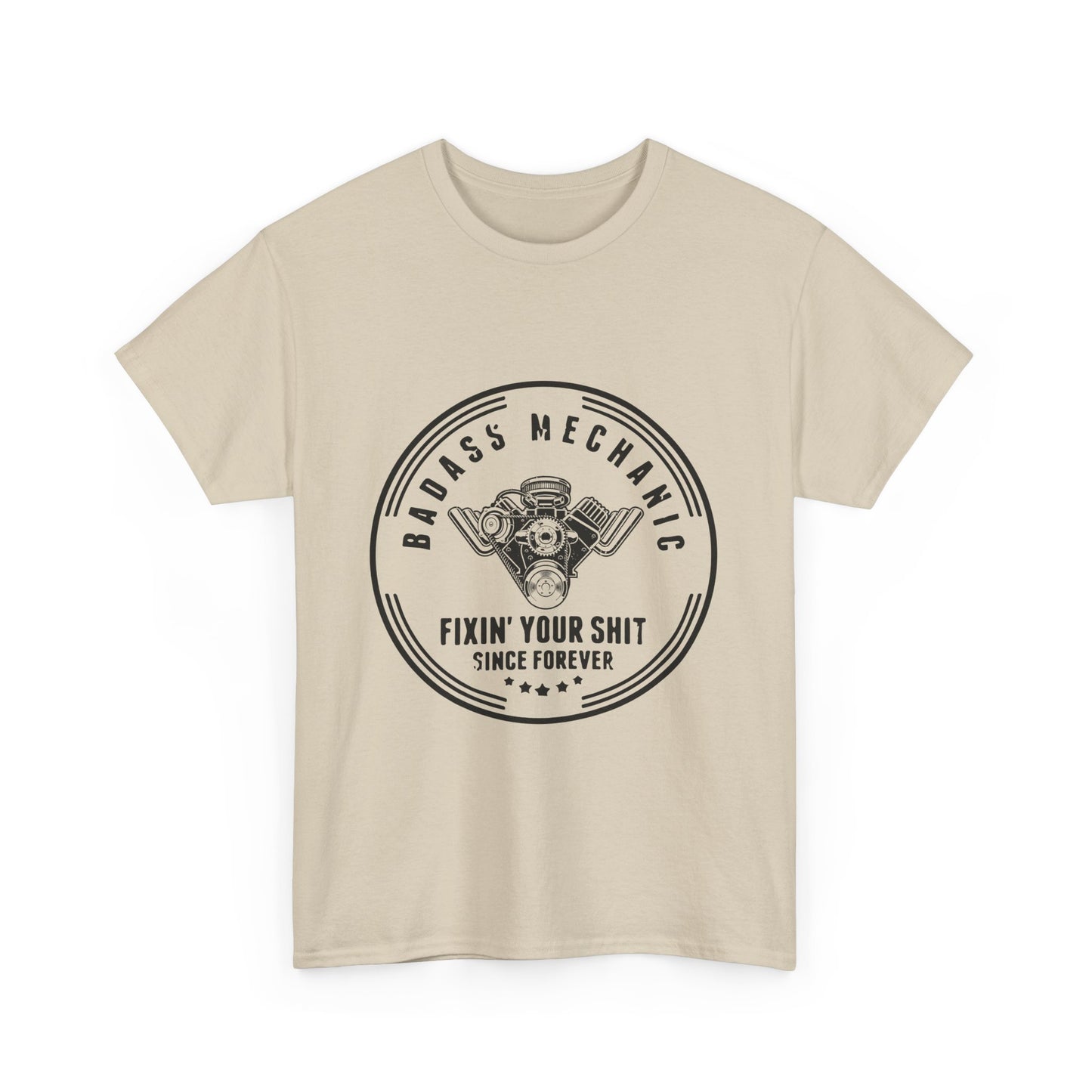 Badass Mechanic  Heavy Cotton Tee