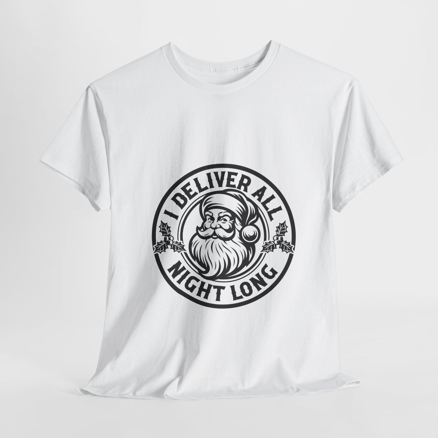 Santa Delivers Heavy Cotton Tee