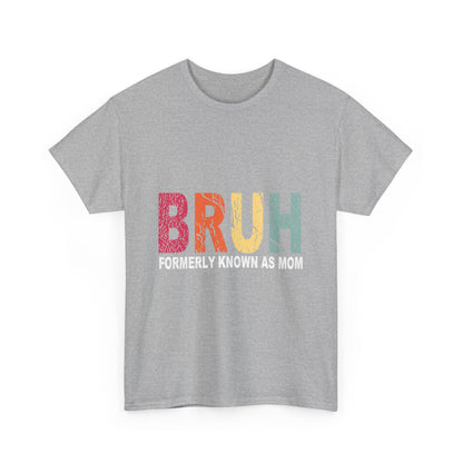 Bruh Formerly Known As Dad Heavy Cotton Tee