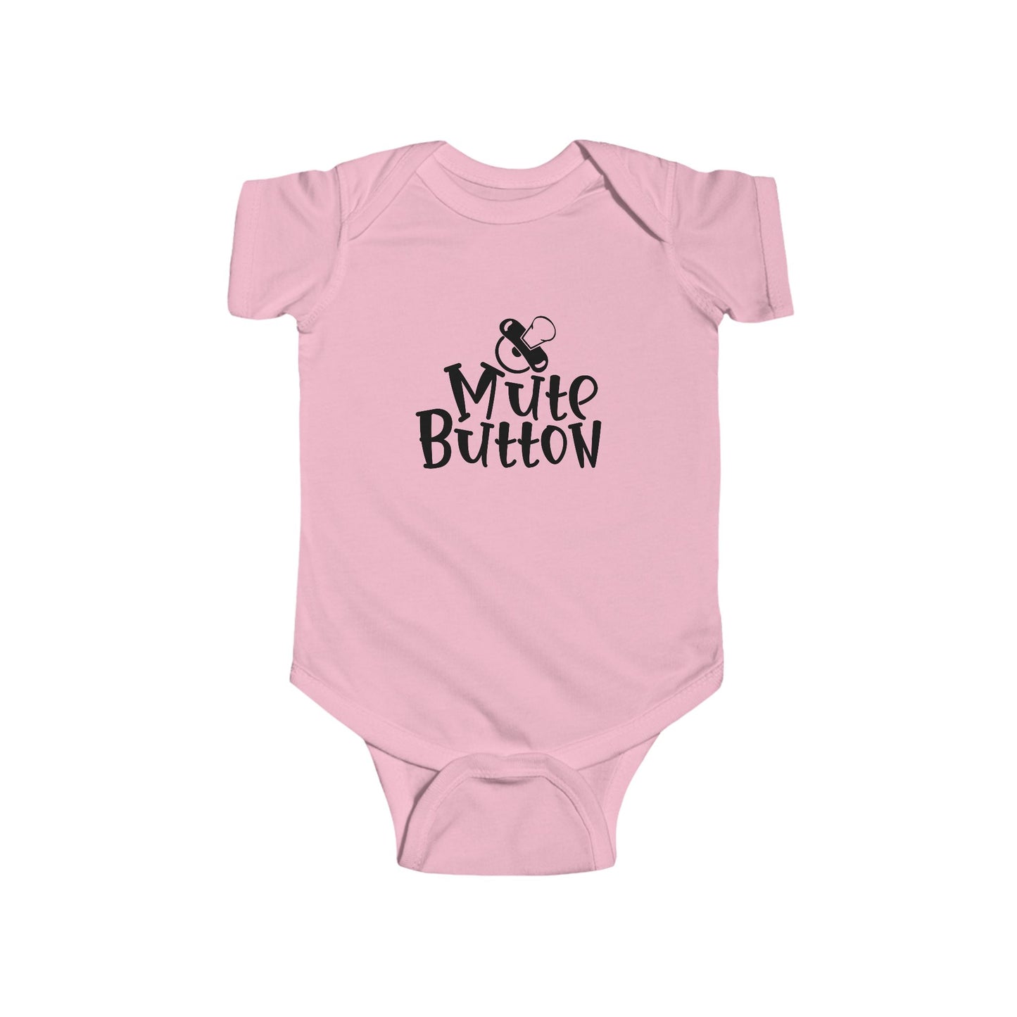 Mute Button - Infant Jersey Bodysuit