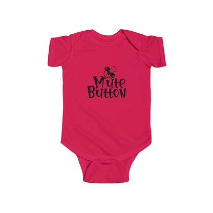 Mute Button - Infant Jersey Bodysuit