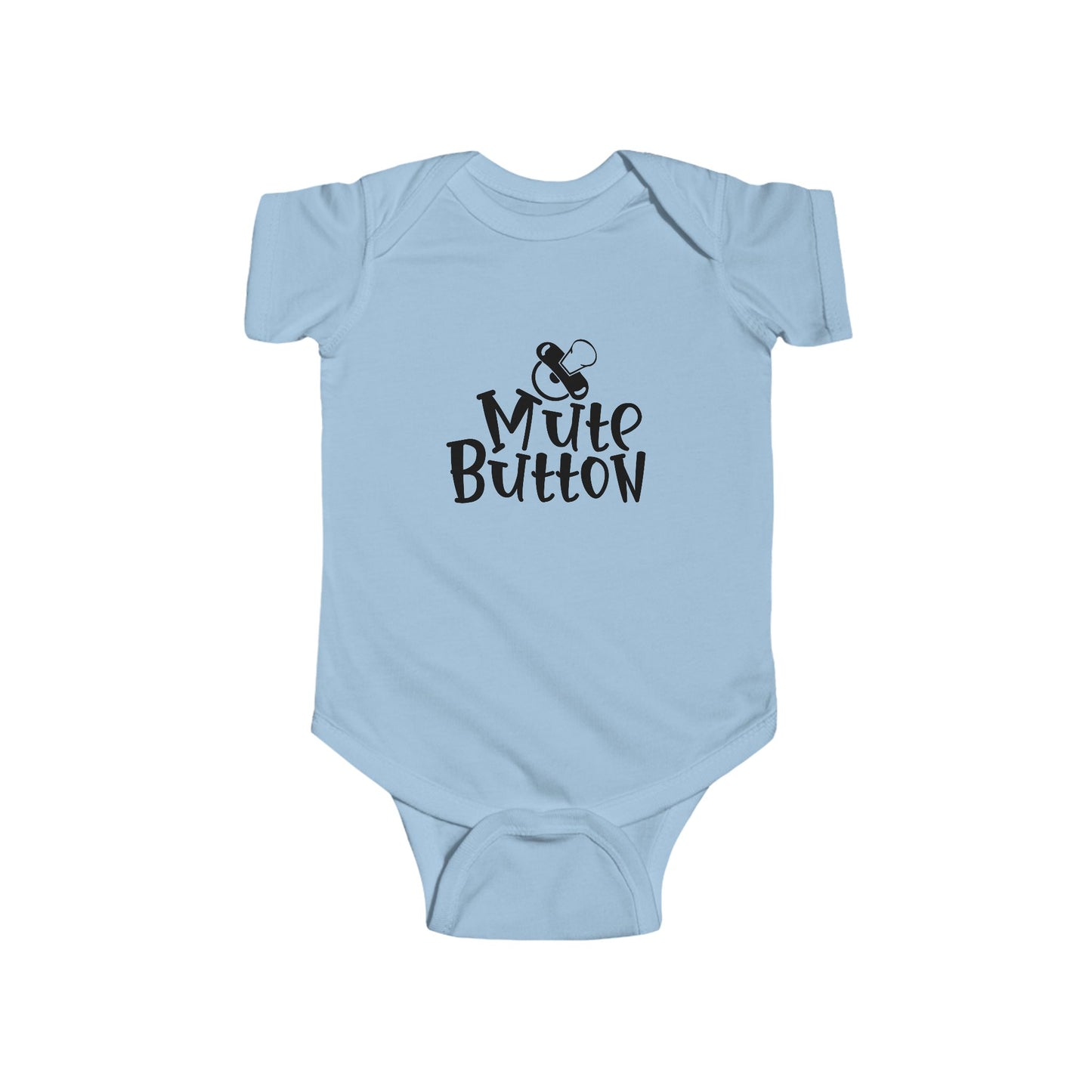 Mute Button - Infant Jersey Bodysuit