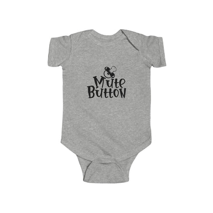 Mute Button - Infant Jersey Bodysuit