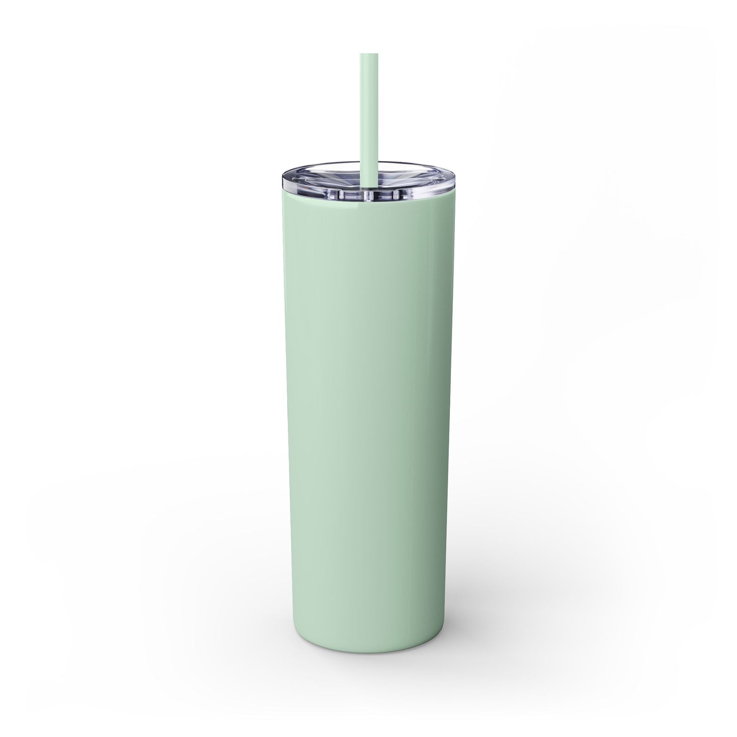 Dumbfuckery - Skinny Tumbler with Straw, 20oz