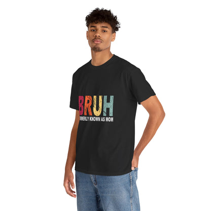 Bruh Formerly Known As Dad Heavy Cotton Tee