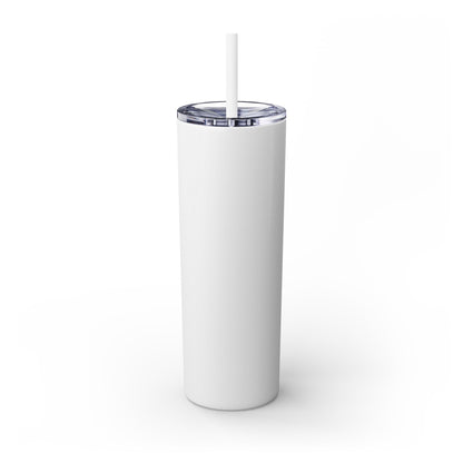 F that - Skinny Tumbler with Straw, 20oz