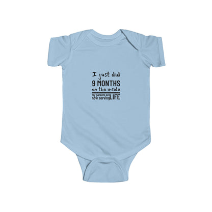 9 Months - Infant Fine Jersey Bodysuit