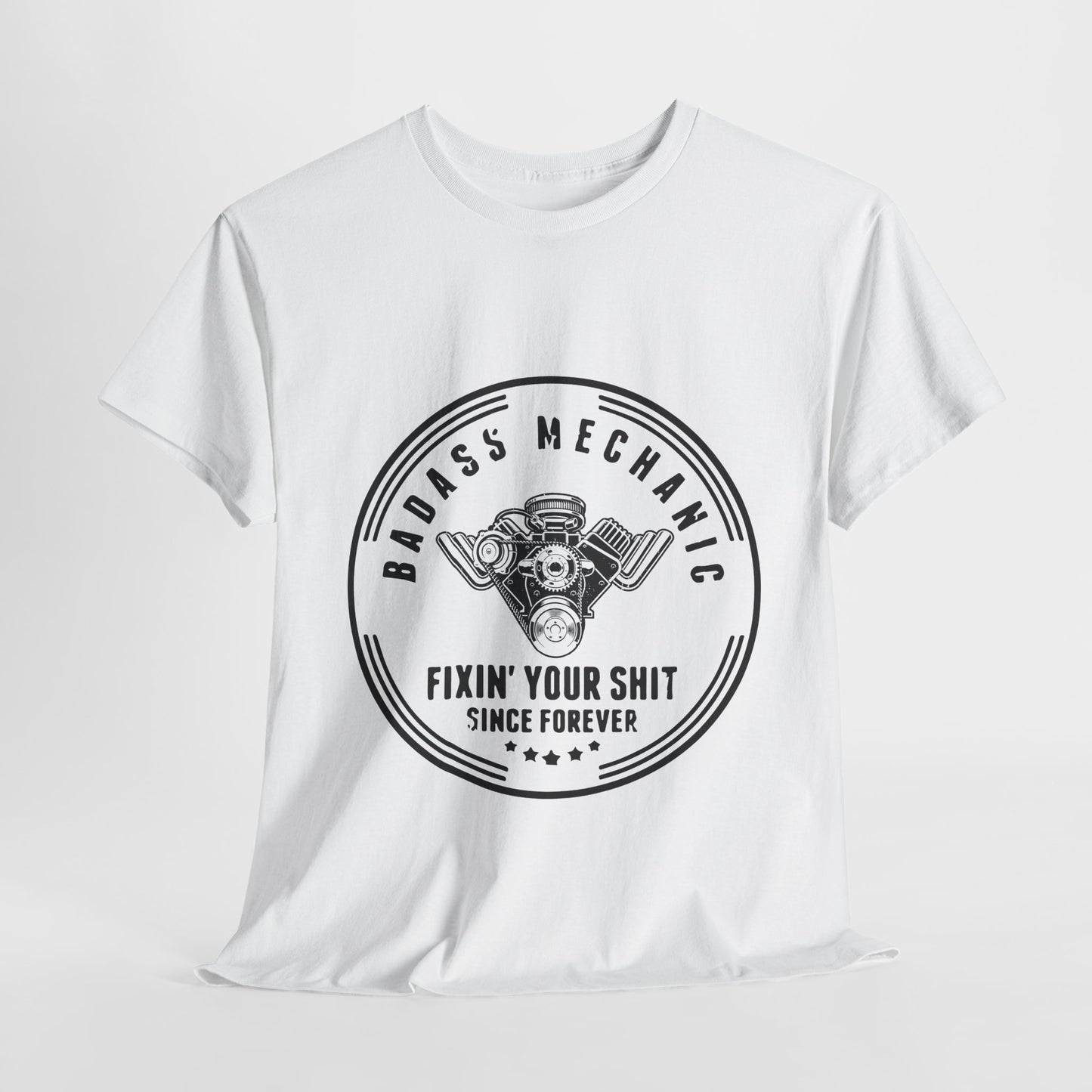 Badass Mechanic  Heavy Cotton Tee